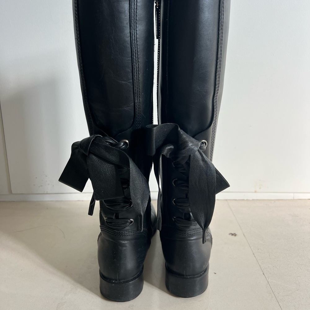 Valentino Black Knee-High Women's Boots. 39.5